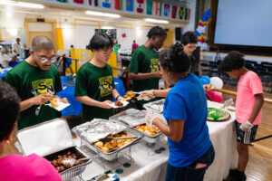 Delicious food being served.