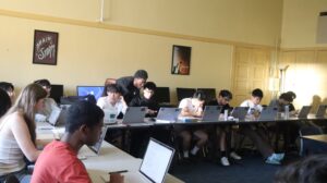 Students learning and creating with Fusion 360.